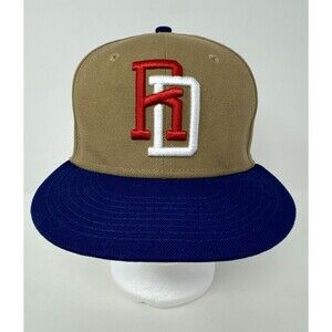 Dominican Republic World Baseball Classic Fitted Hat New Era 59FIFTY Khaki 6 7/8